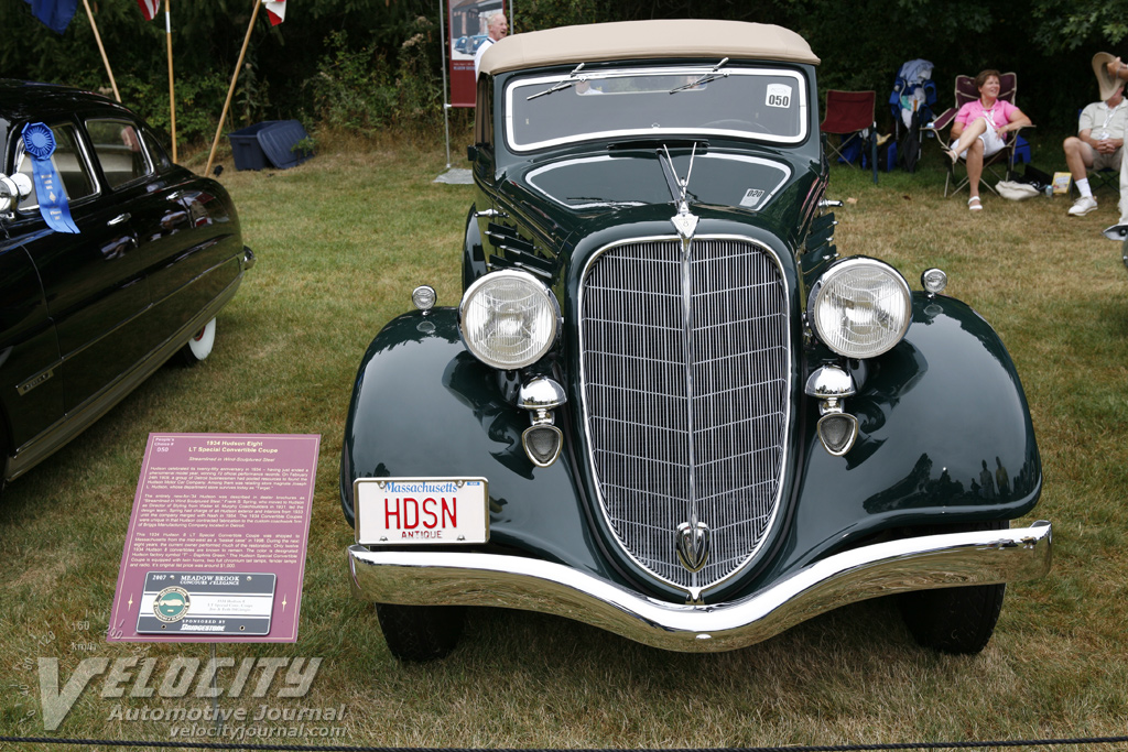 1934 Hudson 8 LT Special convertible coupe