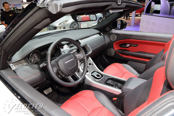 2017 Land Rover Range Rover Evoque convertible Interior