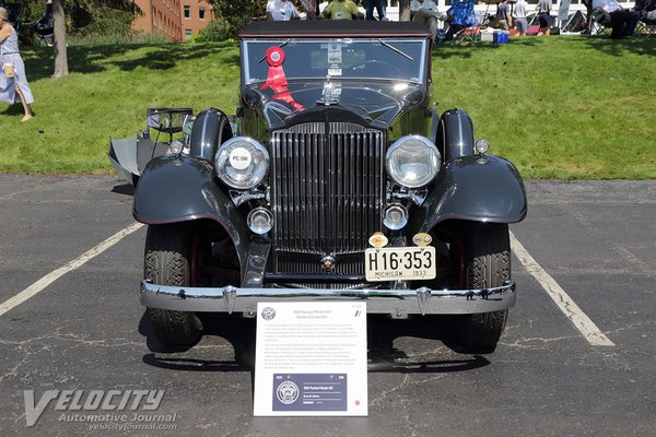 1933 Packard Model 1002 627 Convertible Victoria