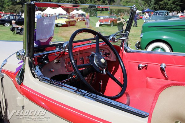 1931 Studebaker President Speedway Roadster Interior