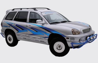 2003 Hyundai Santa Fe SEMA car by Modern ImageSignworks