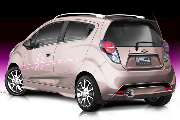 2012 Chevrolet Spark Pink Out Cancer Awareness