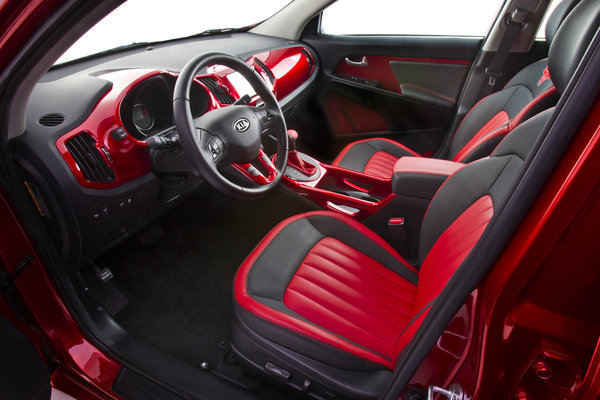 2013 Kia Wonder Woman-Inspired Sportage Interior