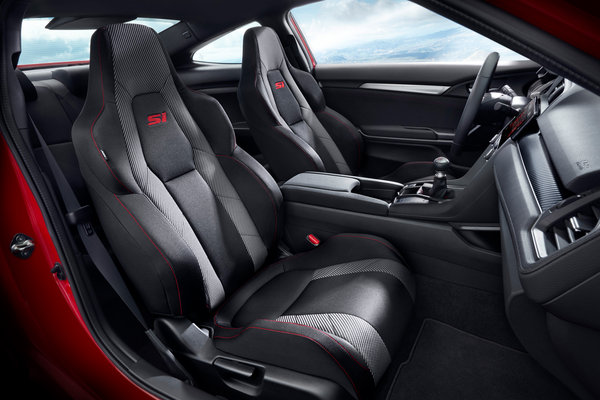 2017 Honda Civic Si coupe Interior