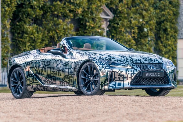 2019 Lexus LC Convertible prototype