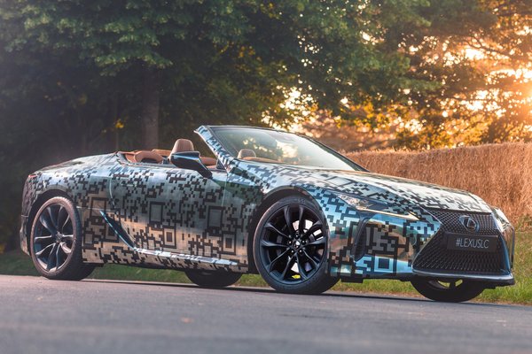 2019 Lexus LC Convertible prototype