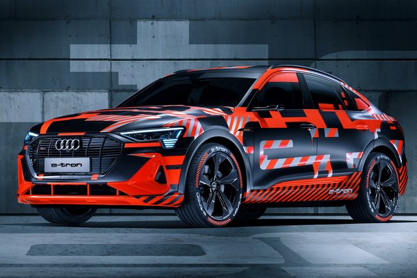 2019 Audi e-tron Sportback prototype