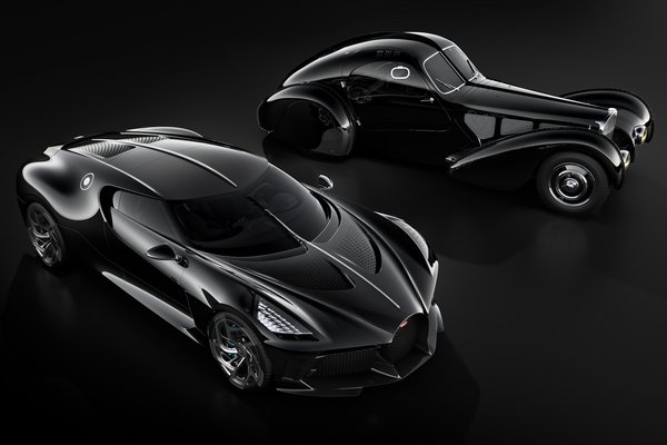 2019 Bugatti La Voiture Noire and Bugatti Type 57SC Atlantic