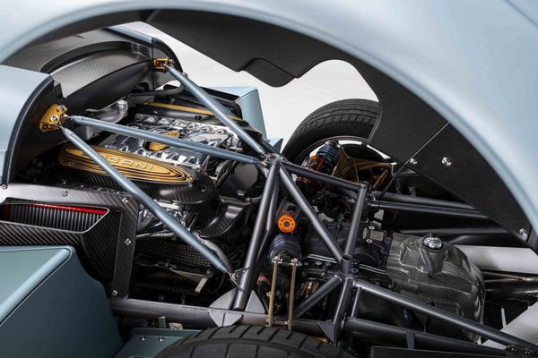 2023 Pagani Huayra Codalunga Engine