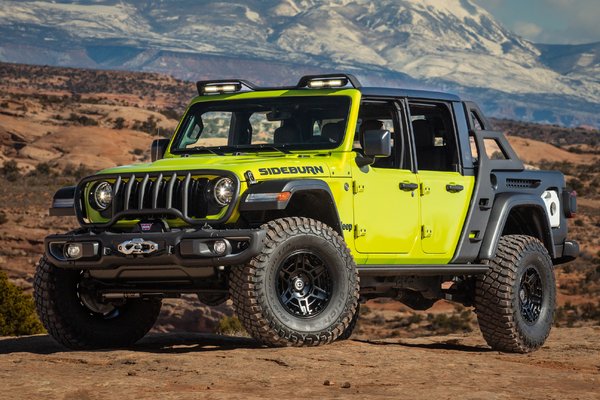 2023 Jeep Gladiator Rubicon Sideburn